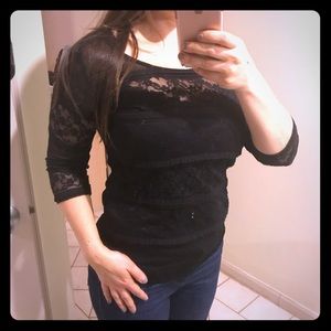 Sexy Cropped Lace Top!